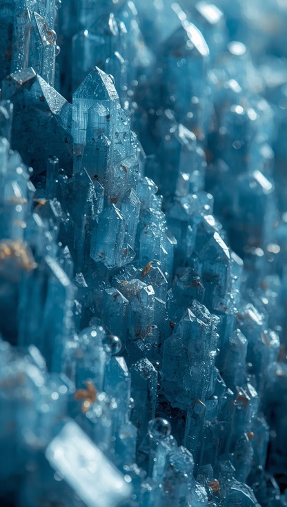 Free Blue crystal formation Image | Download at StockCake