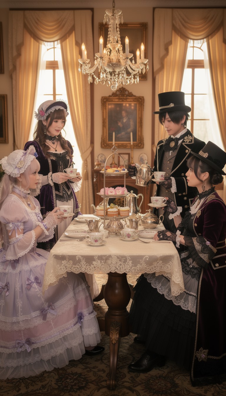 Free Gothic Tea Party Image - Lolita, Gothic, Victorian | Download at ...
