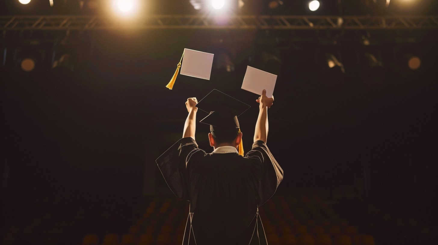 Triumphant Graduate Free Graduate's Triumphant Moment Image - Graduate, Celebration ...