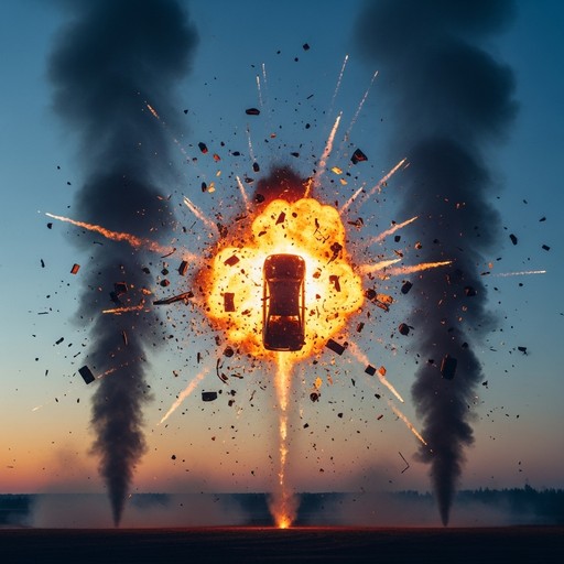 Free Symmetrical Twilight Detonation Image - Explosion, Detonation, Car ...