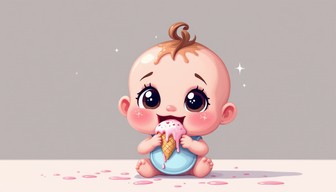 Free Sweet Baby Joy Image - Kawaii, Pixel, Baby | Download at StockCake