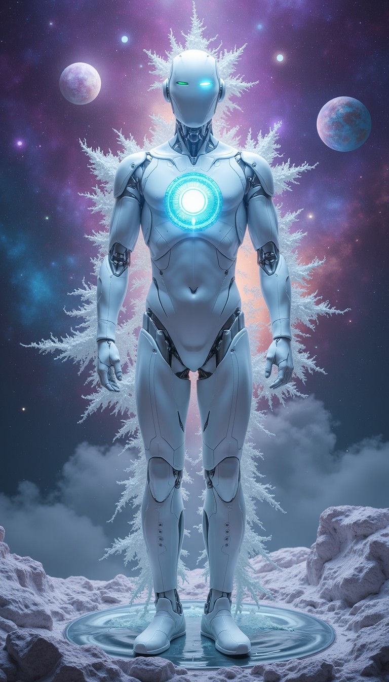 Free Cosmic Android Awakening Image - Android, Cosmic, Transcendence ...
