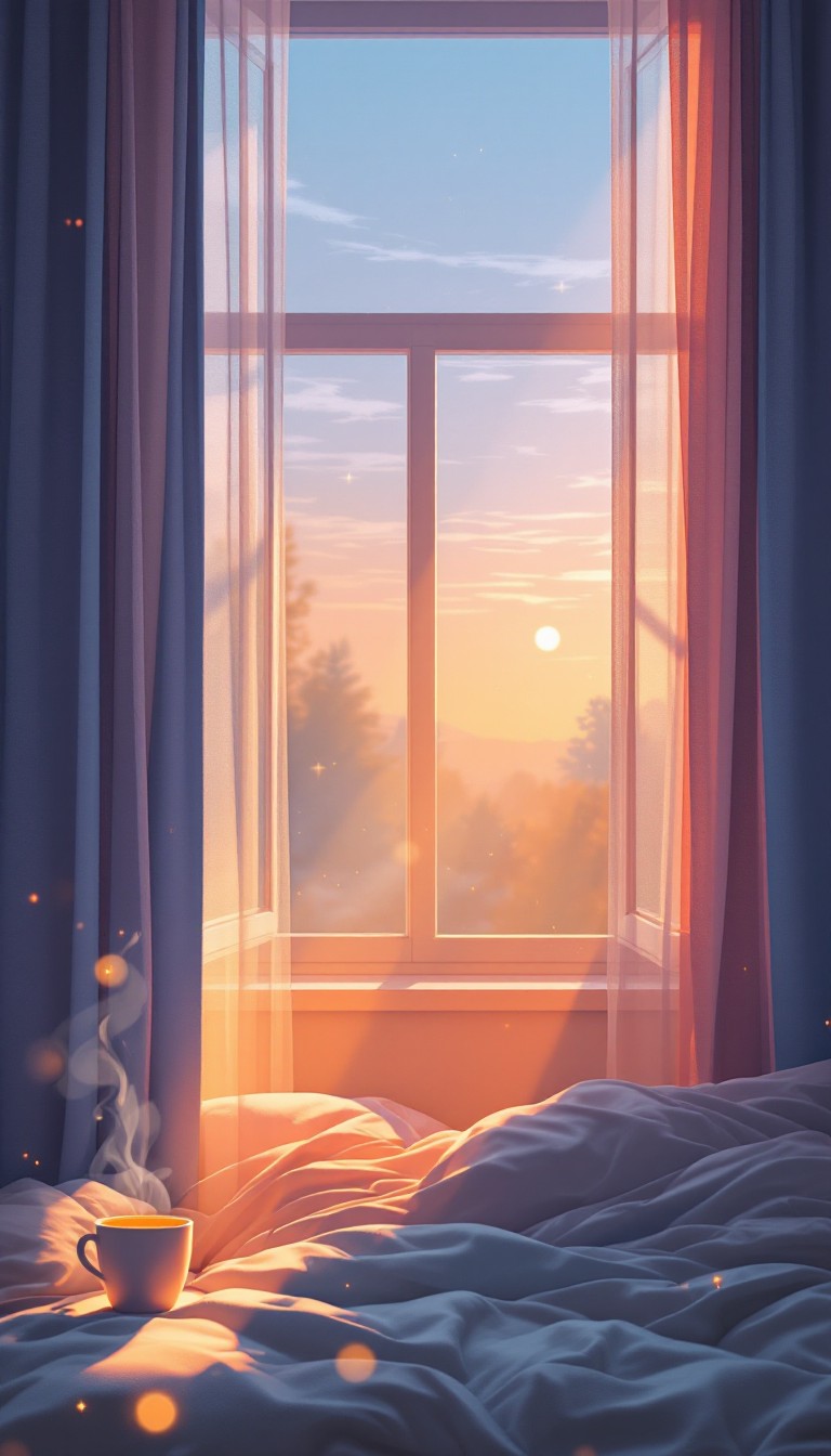 Gradient Good Morning Free Peaceful Morning Gradient Image - Morning, Sunrise, Bedroom ...
