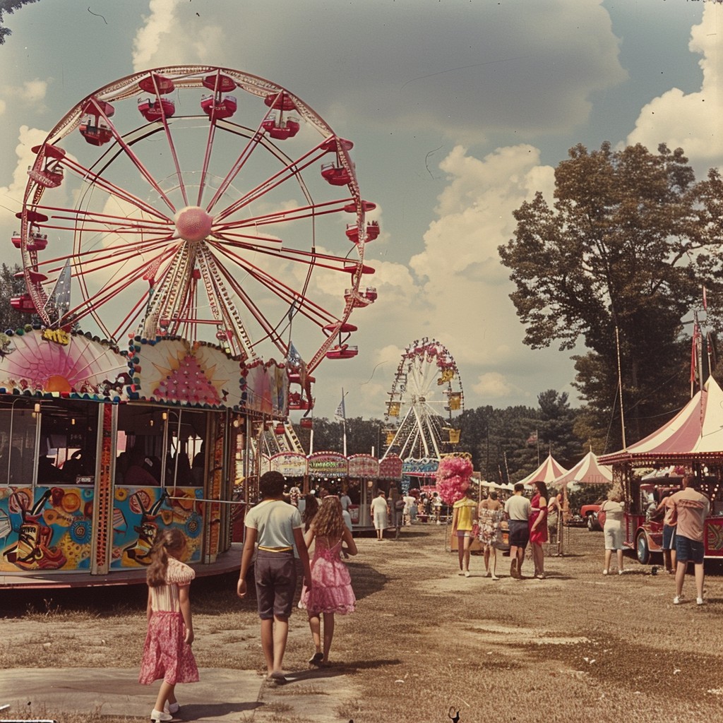 How Invented Fun Fair Free Vintage Fair Fun Image - Fair, Vintage, Ferris Wheel | Download at ...