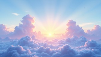 Free Divine Light Breaking Image - Sky, Clouds, Sunbeams | Download at ...