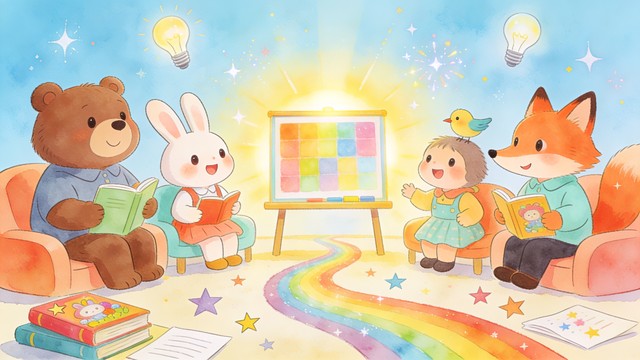 Free Learning Together Joyfully Image - Illustration, Watercolor ...