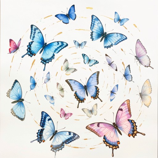 Free Butterfly Color Wheel Image - Butterflies, Watercolor, Circle ...