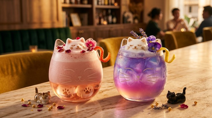 Free Feline Fantasy Cocktails Image - Beverages, Drinks, Cat | Download ...
