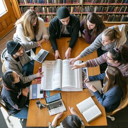 Study Study Study Free Group Study Session Image - Students, Library, Studying | Download ...
