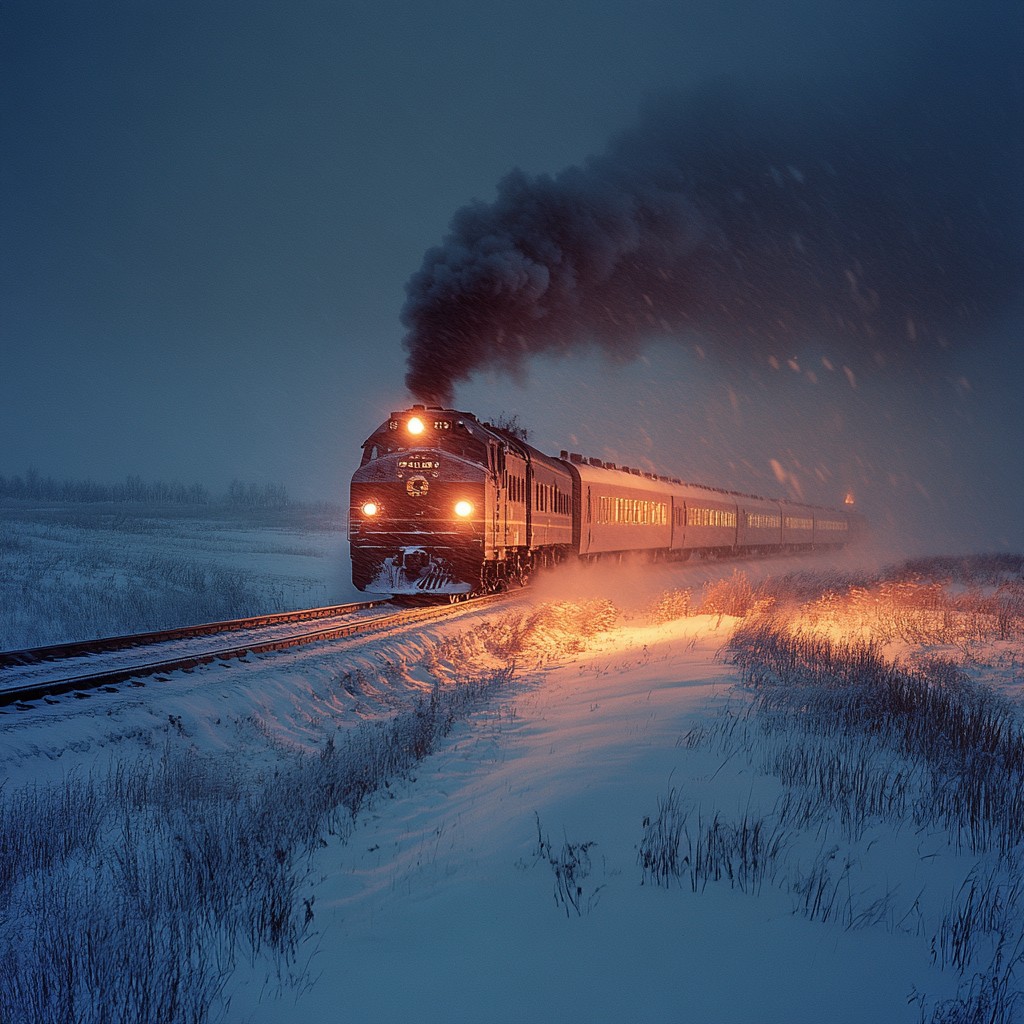 Free Snowy Train Journey Image - Train, Snow, Winter | Download at ...