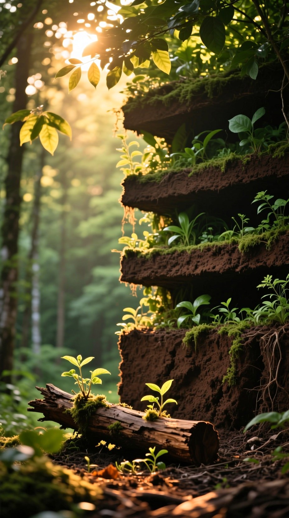 Free Forest Strata Illuminated Image - Forest, Ecosystem, Layers ...