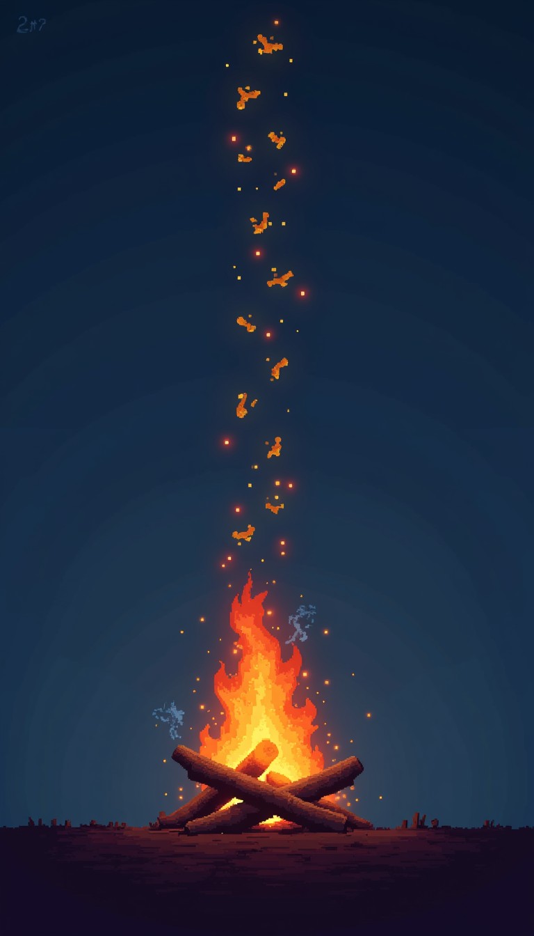 Free Ember Night Rising Image - Bonfire, Campfire, Embers | Download at ...