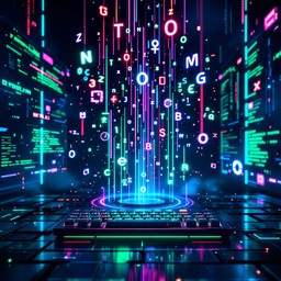 Free Digital Code Rising Image - Cyberpunk, Digital, Code | Download at ...