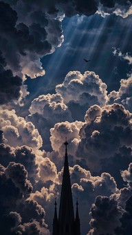Free Gothic Storm Cathedral Image - Gothic, Storm, Clouds | Download at ...