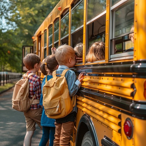 Free School Bus Boarding Image - School, Bus, Children | Download at ...