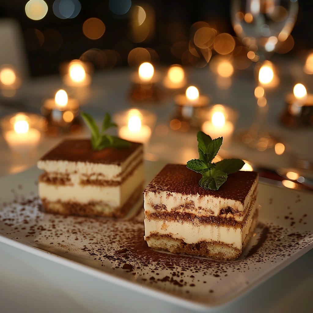 Free Elegant Dessert Presentation Image - Dessert, Tiramisu, Mint ...