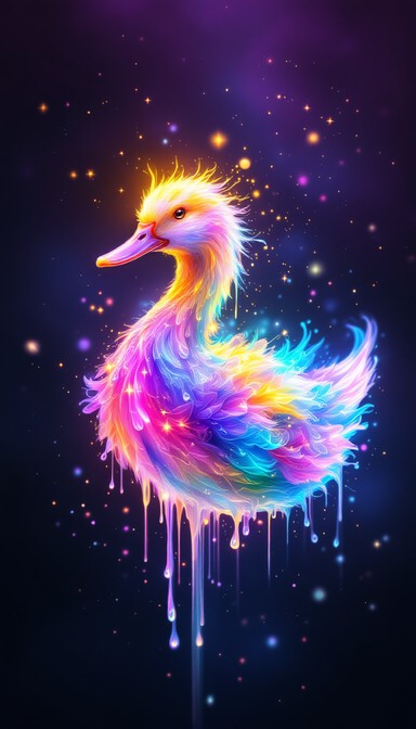 Free Glowing Fantasy Duck Image - Duck, Watercolor, Fantasy | Download ...
