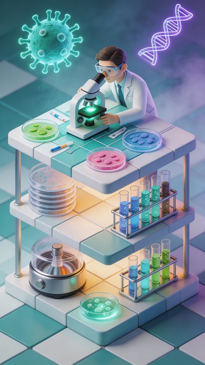Free Miniature Laboratory Discovery Image - Isometric, Laboratory ...