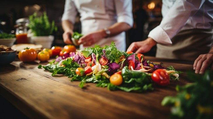 Arrange Ingredients Download Culinary preparation tableau Image - Chefs, Vegetables ...