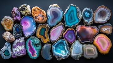Free Colorful geode slices Image - Geode, Crystals, Colorful | Download ...