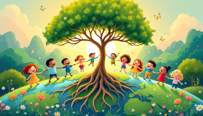 Free Global Harmony Tree Image | Download at StockCake