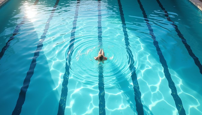 Free Ripples in blue Image - Swimming, Pool, Aqua | Download at StockCake