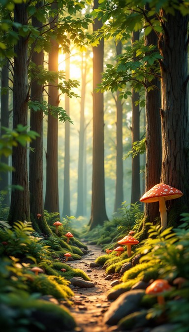 Free Enchanted Forest Pathway Image - Forest, Woodland, Trees ...