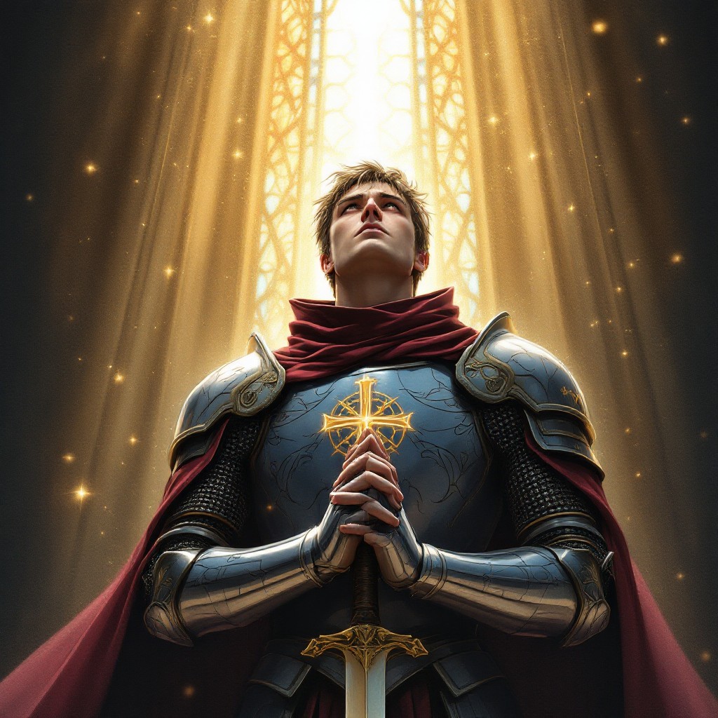 Free Holy Warrior Prayer Photo - Knight, Warrior, Armor | Download at ...
