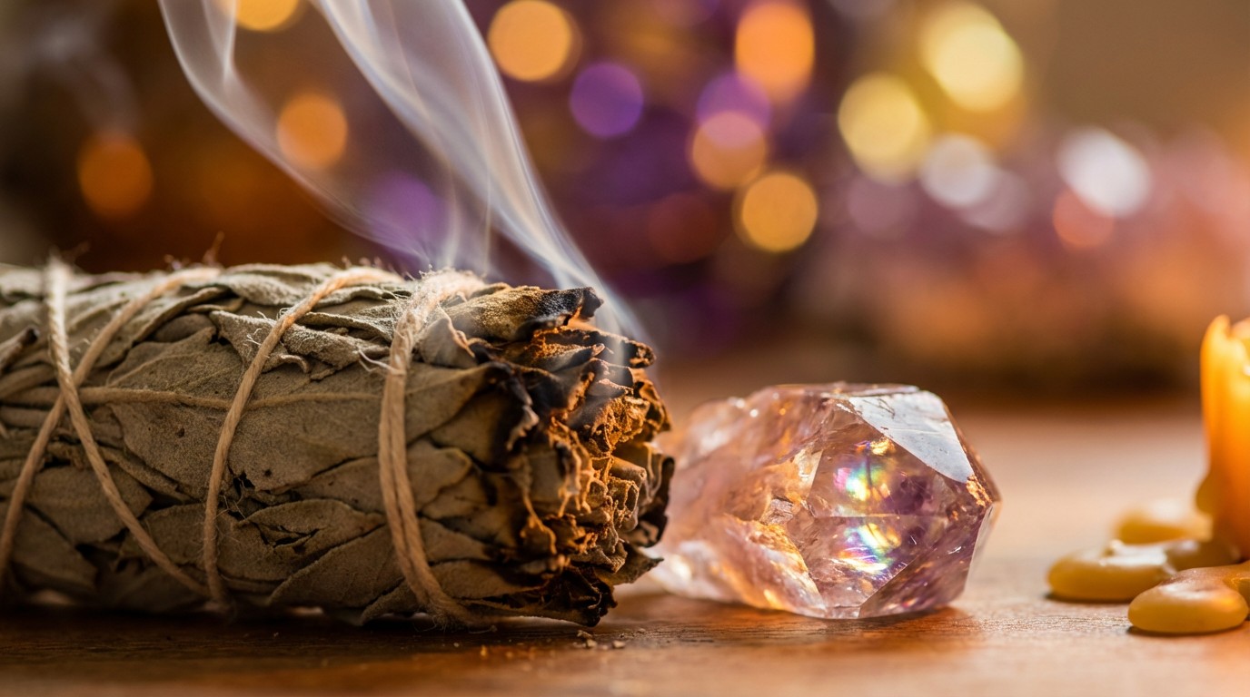 Free Sacred Smoke Ritual Image - Sage, Crystal, Amethyst | Download at ...
