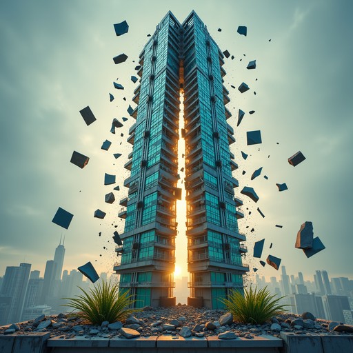 Free Fragmenting Urban Tower Image - Skyscraper, Fragmentation, Tower ...