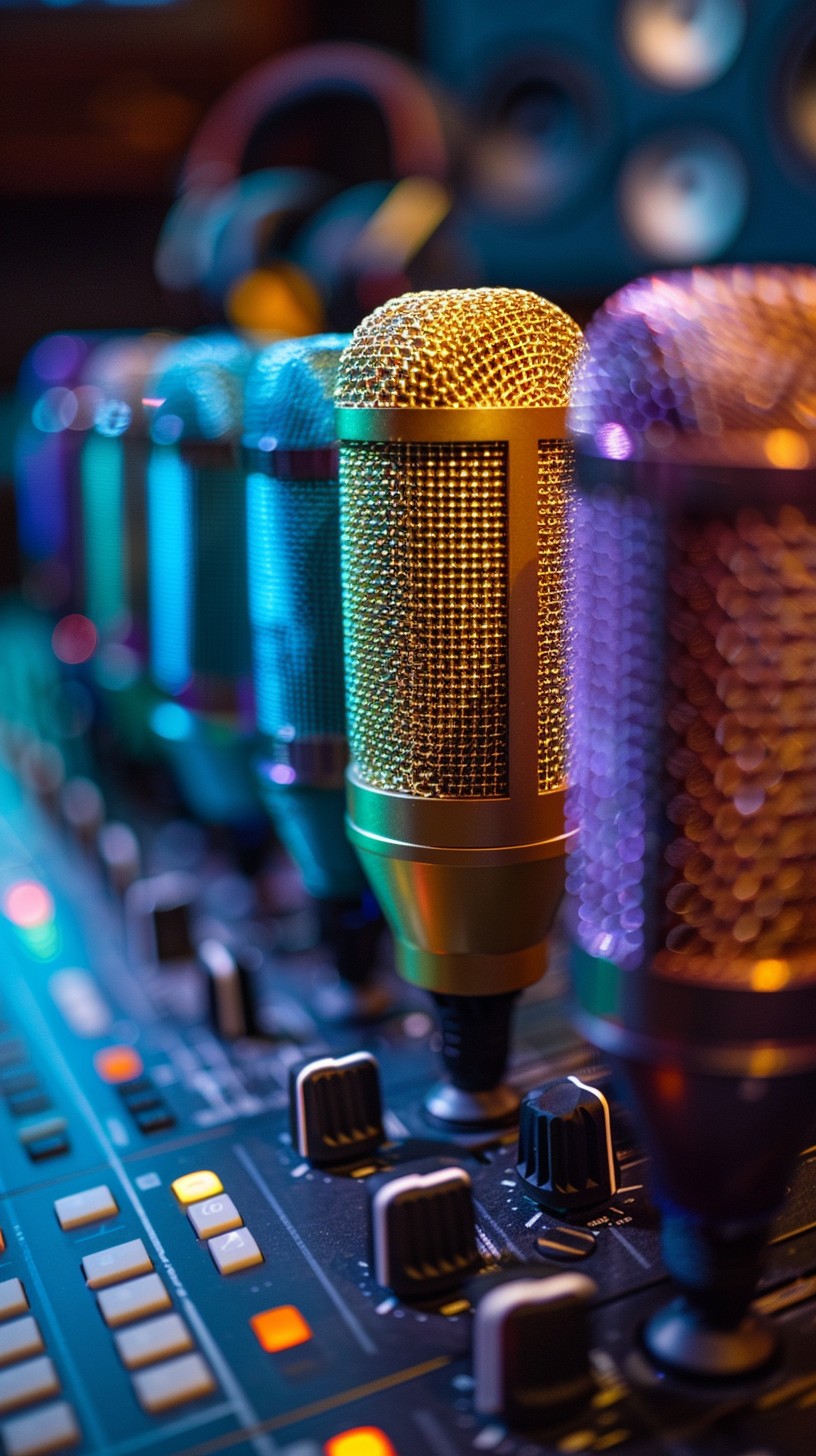 Microphone Funky Color Free Colorful Microphone Array Image - Microphone, Colorful, Studio ...