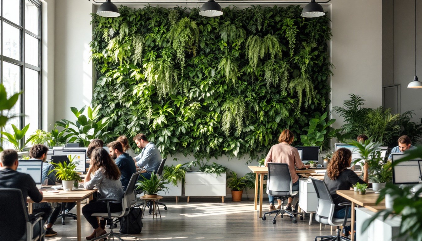 Free Nature Meets Work Image - Biophilic, Office, Greenery | Download ...