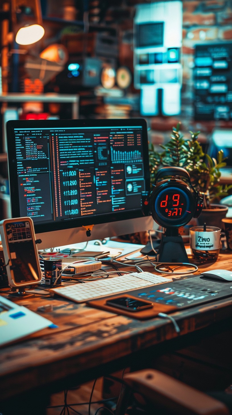 Free Tech Workspace Clutter Image - Technology, Workspace, Coding ...
