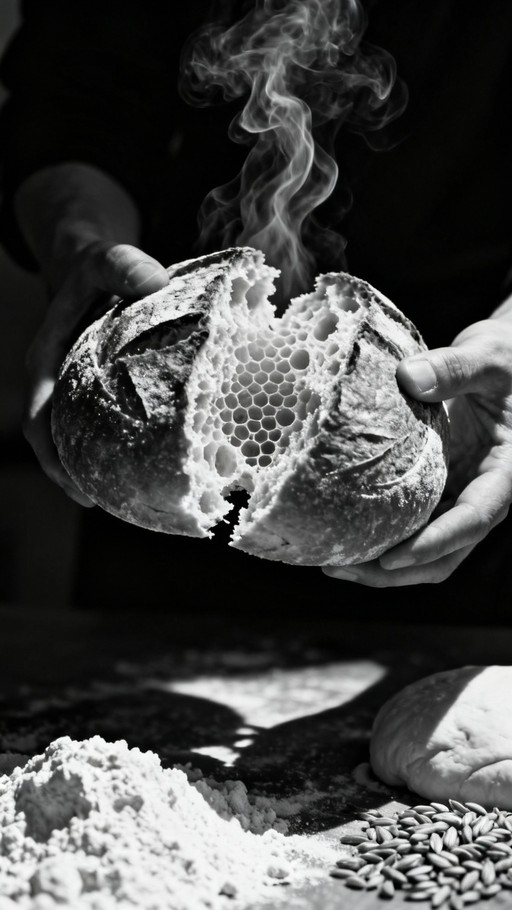 Free Breaking Fresh Bread Photo - Sourdough, Bread, Baking | Download ...