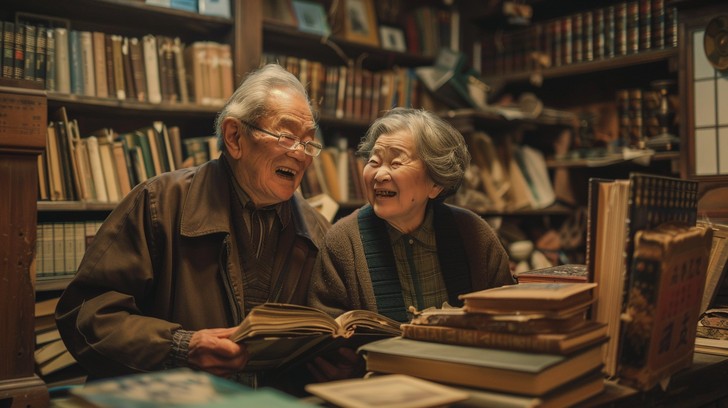 Free Elderly Couple Reading Image - Elderly, Couple, Reading | Download ...