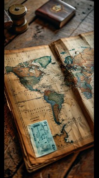 Free Vintage Map Display Image - Map, Travel, Vintage | Download at ...