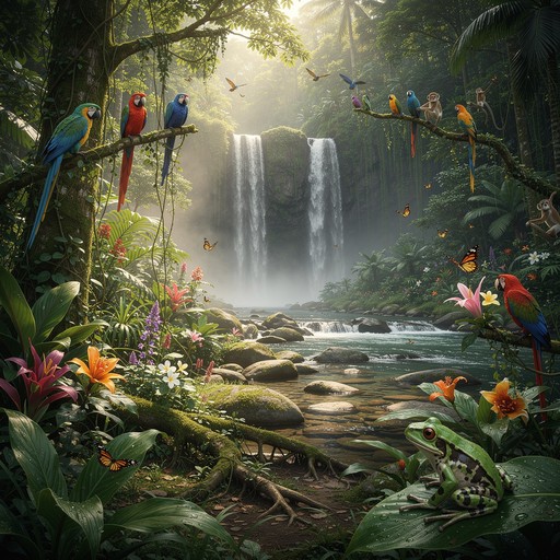 Thrive Waterfall Free Tropical Waterfall Wilderness Image - Rainforest, Jungle ...