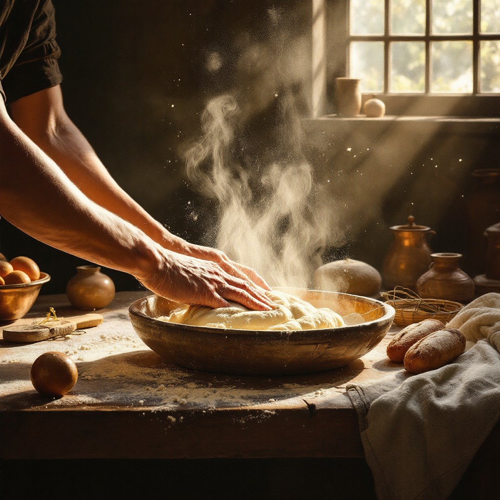Making Bread Background Free Artisanal Bread Making Image - Baking, Bread, Rustic | Download at ...
