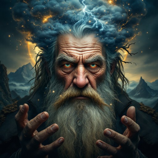 Grumpy Particles Free Grumpy Mystical Elder Image - Wizard, Fantasy, Surreal | Download ...