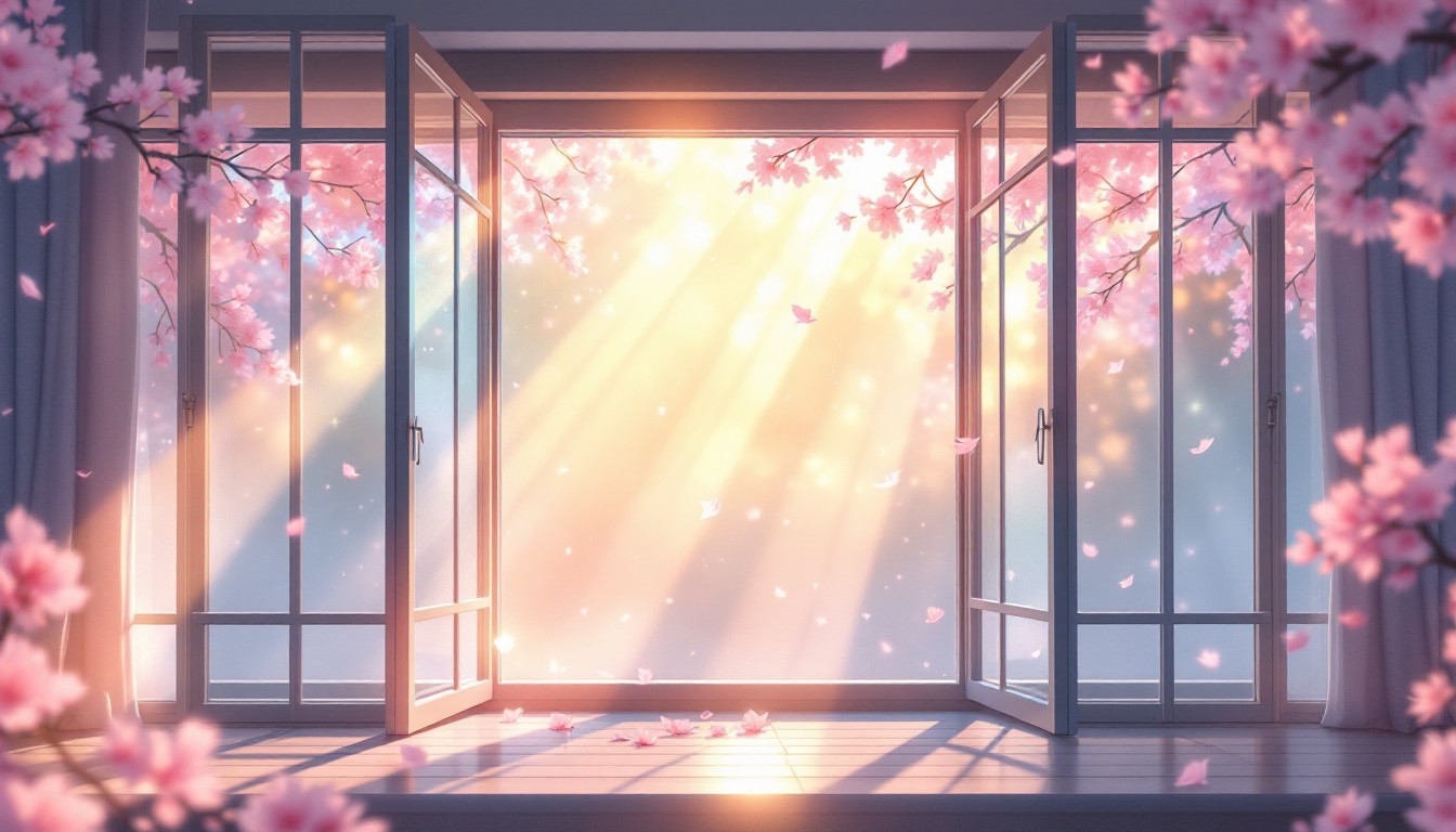 Free Sunlit Cherry Window Photo - Window, Sunbeams, Cherry | Download ...