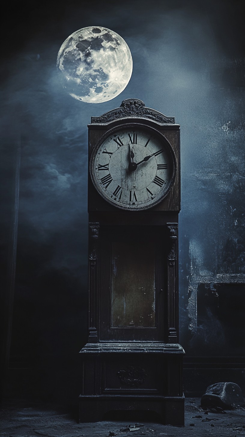 Free Mystical Moonlit Clock Image - Mystical, Moonlit, Clock | Download ...