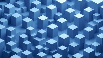 Free Cubic Blue Pattern Image - Geometric, Isometric, Cubic | Download ...