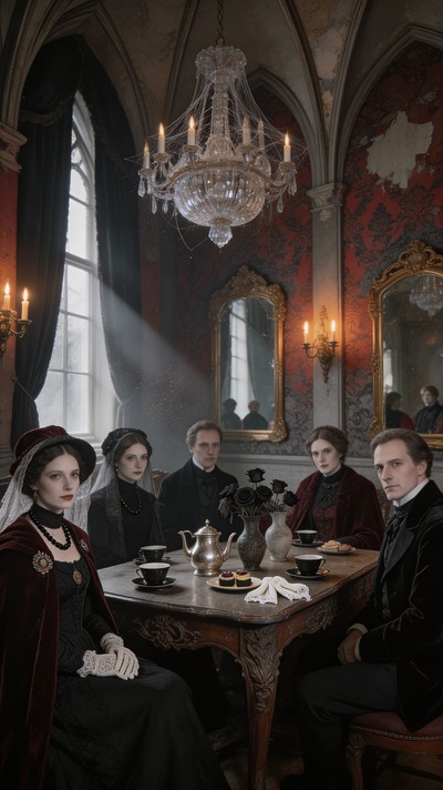 Free Gothic Tea Gathering Image - Victorian, Gothic, Tea | Download at ...
