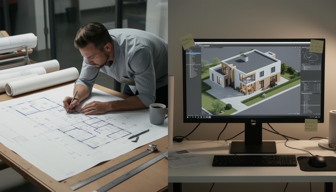 Architect Computer Program Free Blueprint Meets Technology Image - Architect, Architecture ...