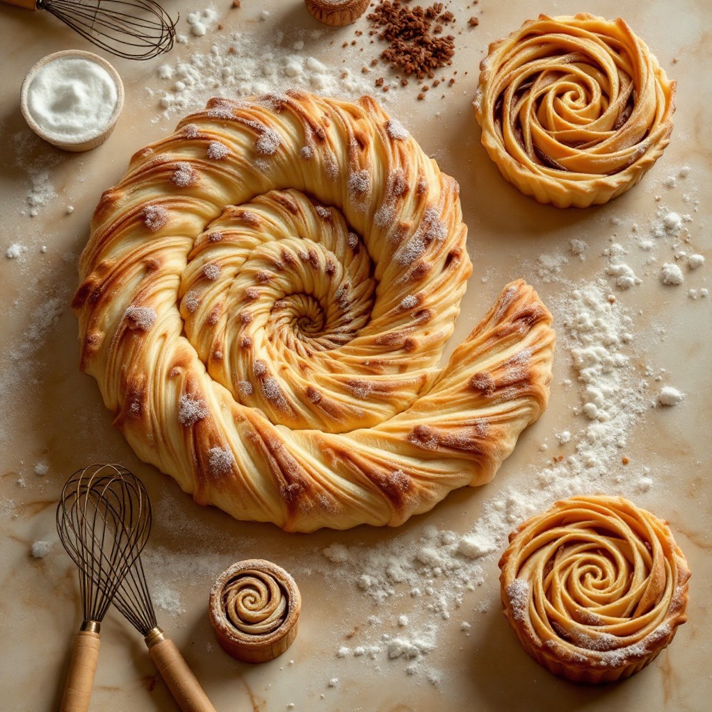 Free Fractal Pastry Spirals Image - Baking, Pastry, Brioche | Download ...