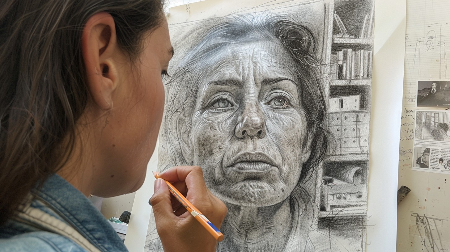 Free Artist Drawing Portrait Image - Artist, Portrait, Drawing ...