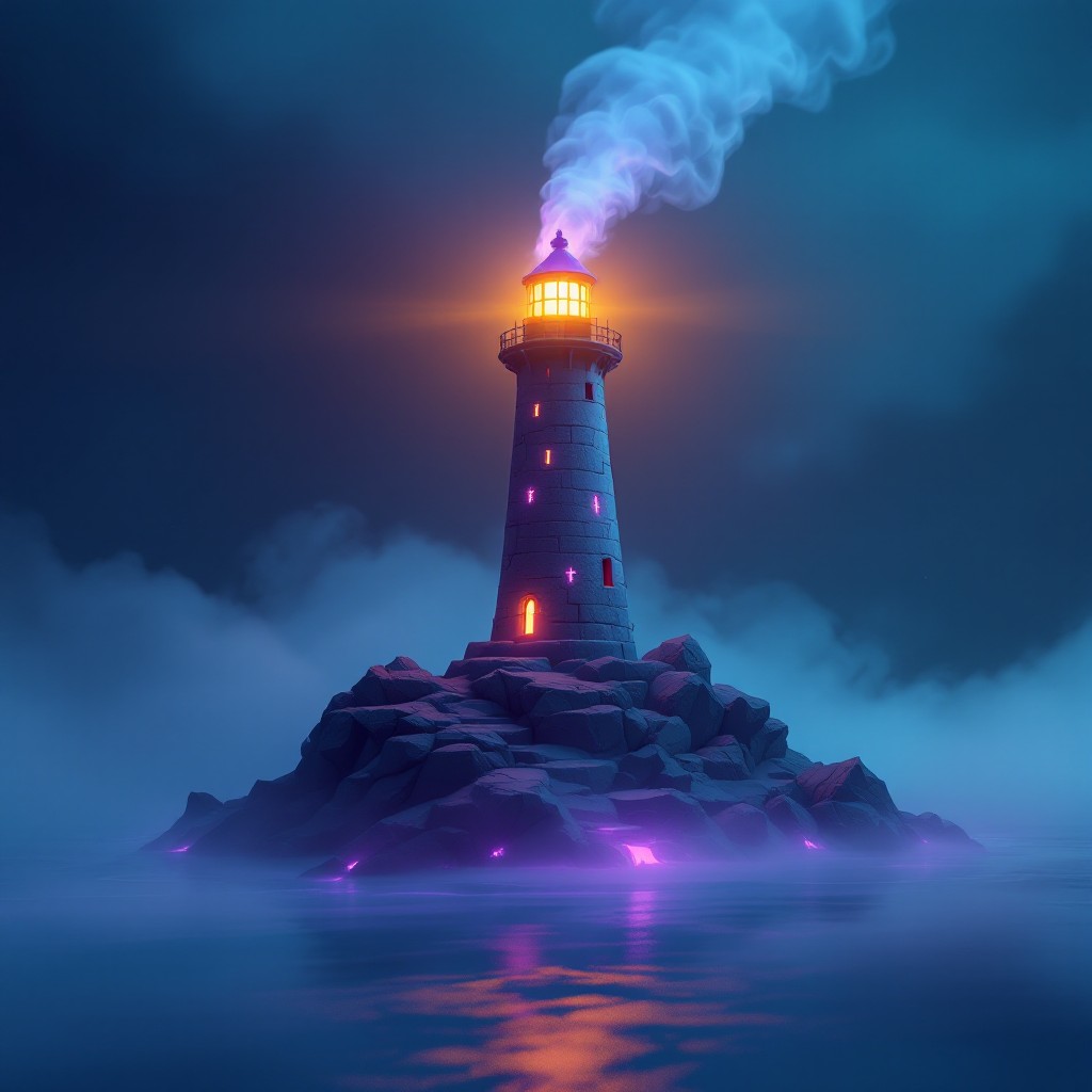 Free Mystic Lighthouse Beacon Photo - Lighthouse, Mystic, Magical ...