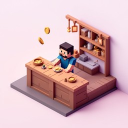 Free Pixel Shop Keeper Image - Pixel, Merchant, Shop | Download at ...