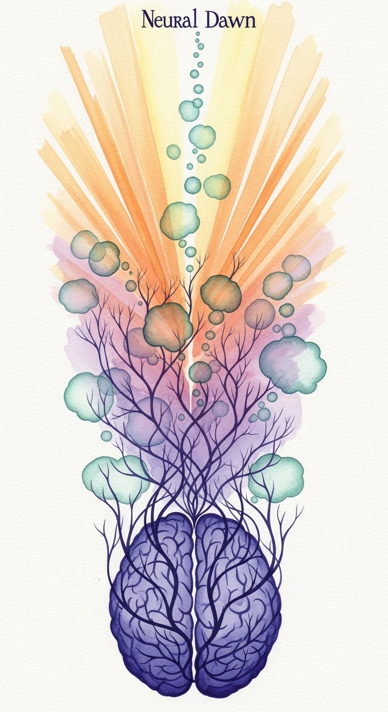 Free Mind Awakens Brightly Image - Watercolor, Brain, Neural | Download ...
