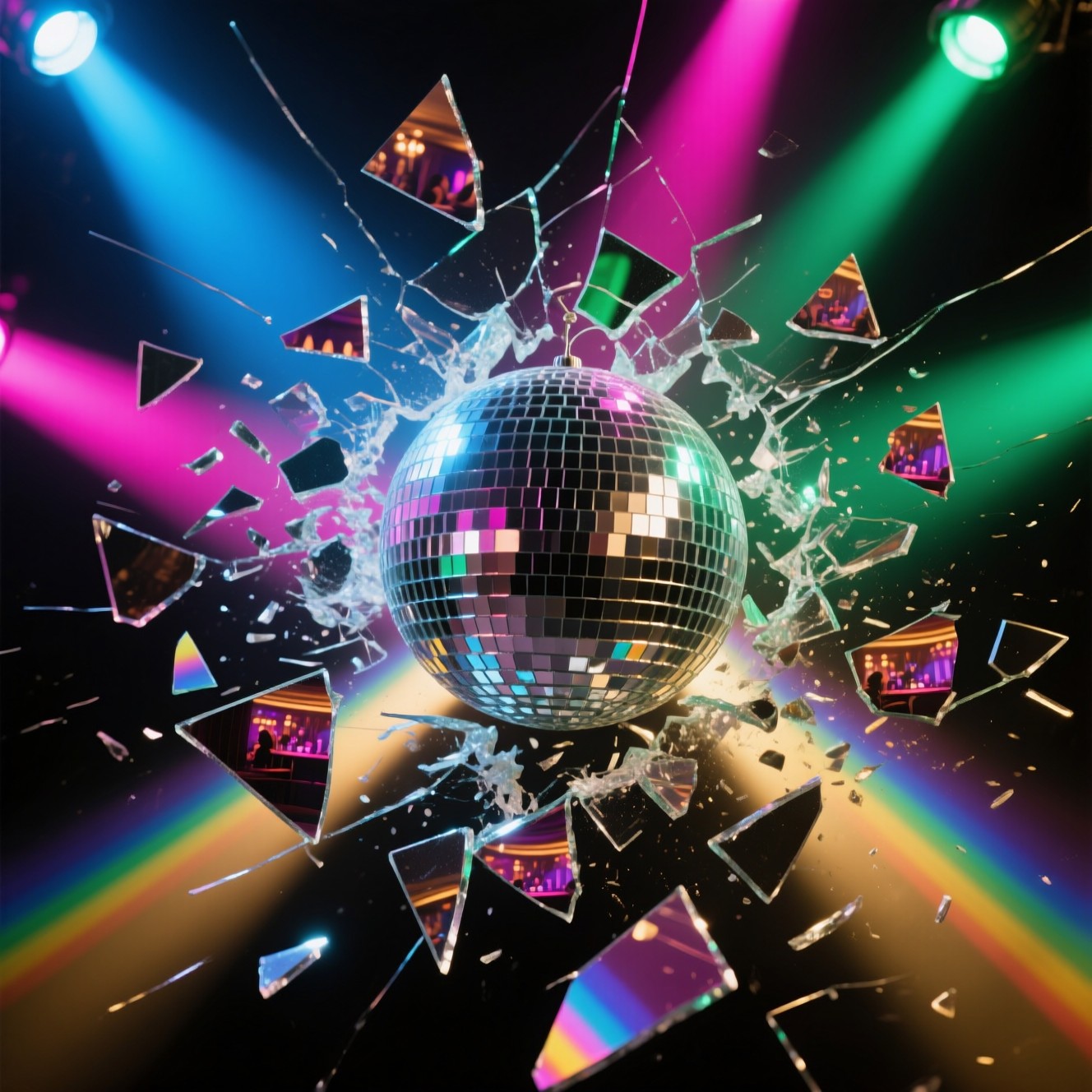 Free Exploding Disco Ball Image - Disco, Shatter, Mirror | Download at ...
